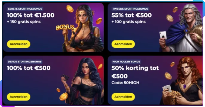 NyxBets Casino Bonussen banner